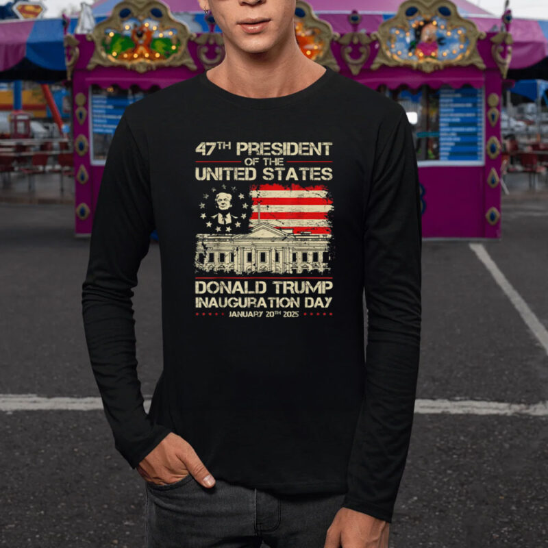 Celebrate Inauguration Day 2025 with the Retro American Flag Trump T-Shirt 9 Donald-Trump-Inauguration-Day-2025-Retro-American-Flag-Trump-T-Shirt1