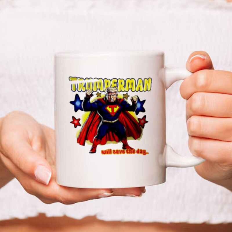 Donald Trump Trumperman Will Save The Day Mug 9 Donald Trump Trumperman Will Save The Day Mug