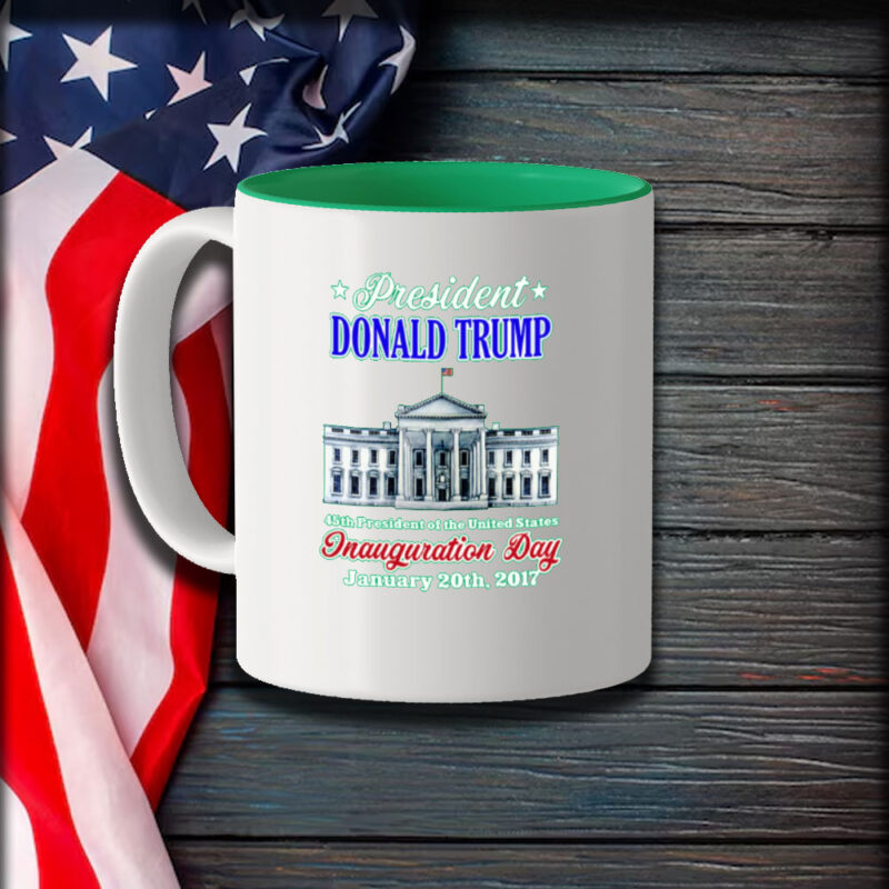 Commemorate History: Donald Trump 45th President Inauguration Day White House Mug 9 Donald-Trump-White-House-Inauguration-Day-45th-President-Mug1