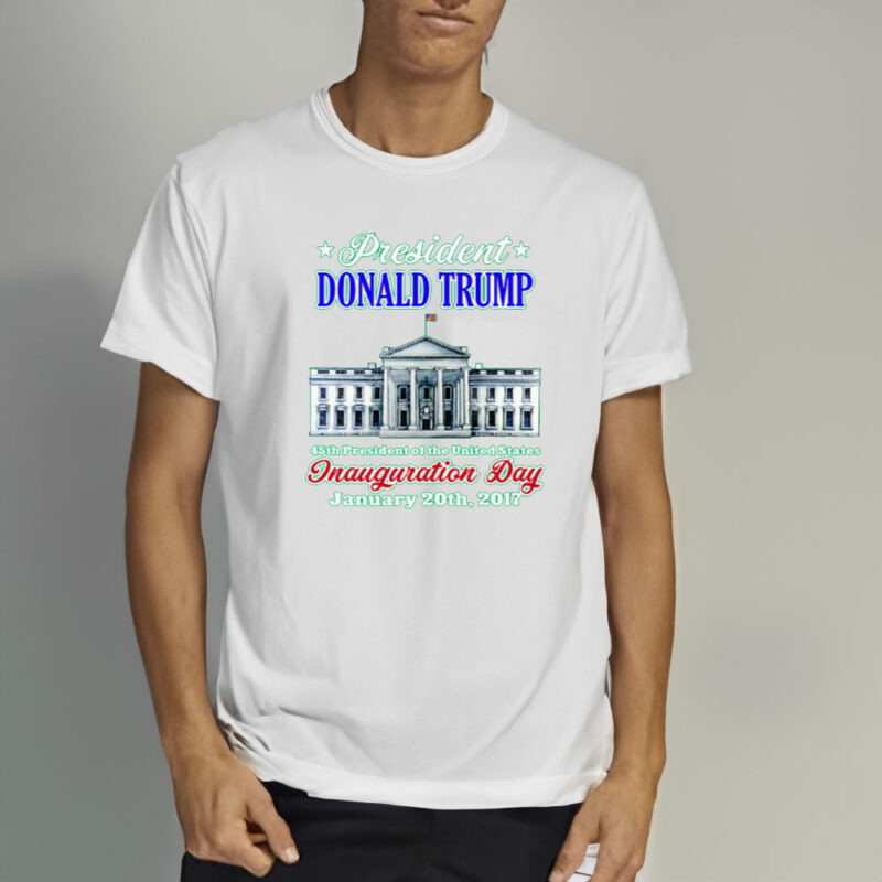 Commemorate History: Donald Trump 45th President Inauguration Day T-Shirt 10 Donald-Trump-White-House-Inauguration-Day-45th-President-T-Shirt2