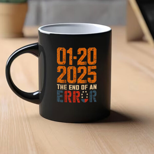 End-of-an-Error-20-Jan-Trump-Vintage-USA-Flag-2025-Mug1