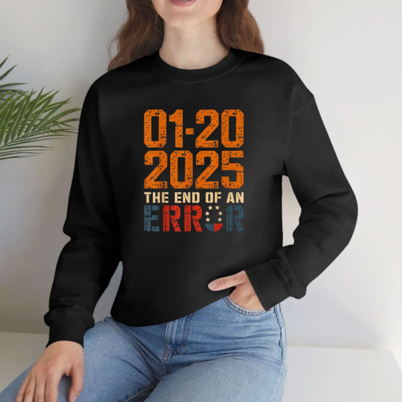 End of an Error: Vintage USA Flag 2025 Trump Shirt 10 End-of-an-Error-20-Jan-Trump-Vintage-USA-Flag-2025-Shirt2
