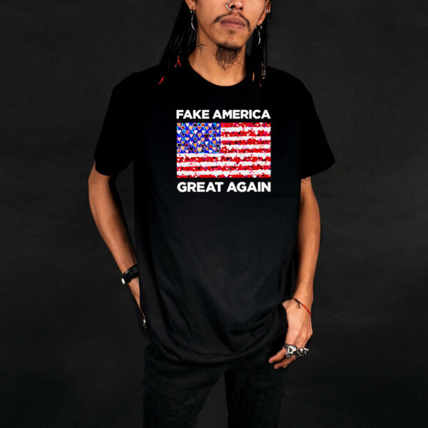 Fake America great again American flag Valentine’s day shirt