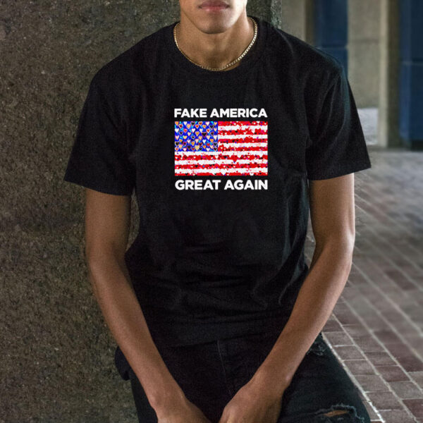 Fake America great again American flag Valentine’s day shirt