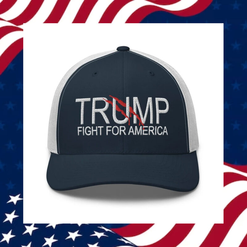 Show Your Patriotism: Fight for America with Trump's Signature 47 Hat 10 Fight-for-America-Trump-Hat,-Trump-47-Hat2