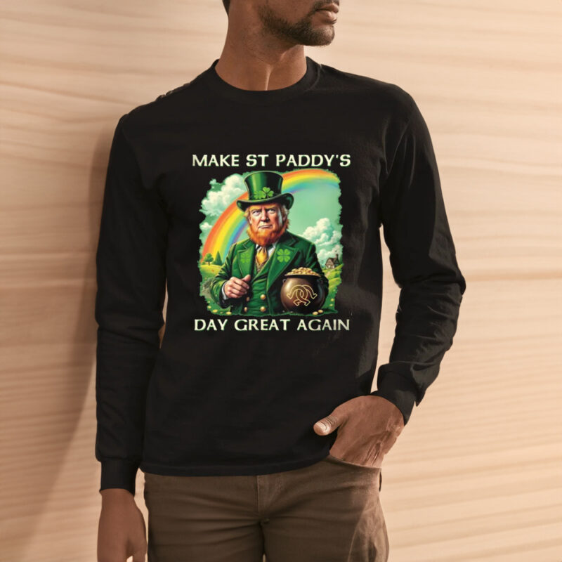 Celebrate St. Patrick's Day with a Hilarious Donald Trump T-Shirt 11 Funny Donald Trump St Patrick's Day T-Shirt3