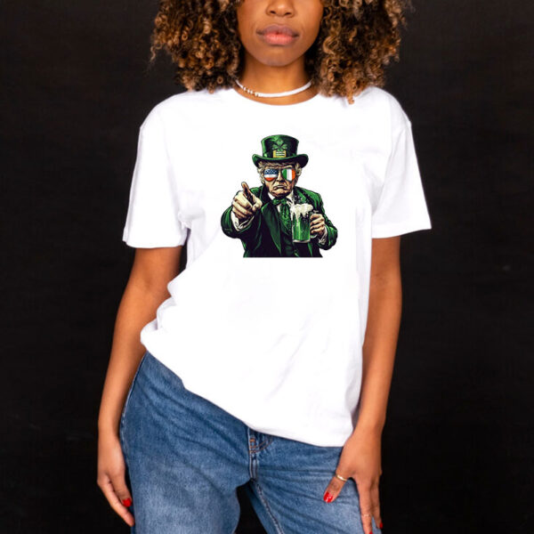 Funny Donald Trump St Patrick's Day, Trump Illustration Shirt