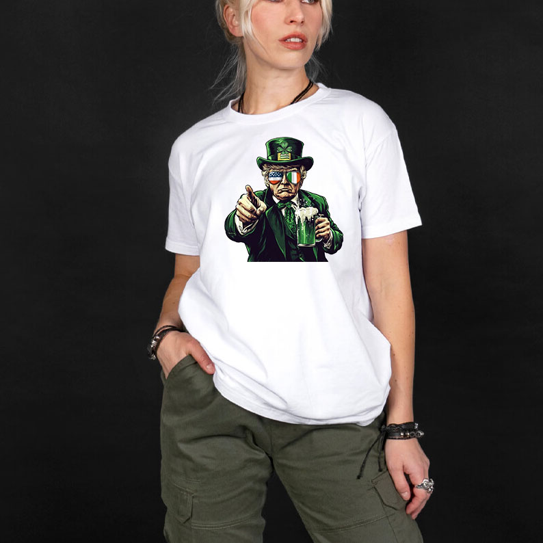 Funny Donald Trump St Patrick's Day, Trump Illustration Shirt 10 Funny Donald Trump St Patrick's Day, Trump Illustration Shirt