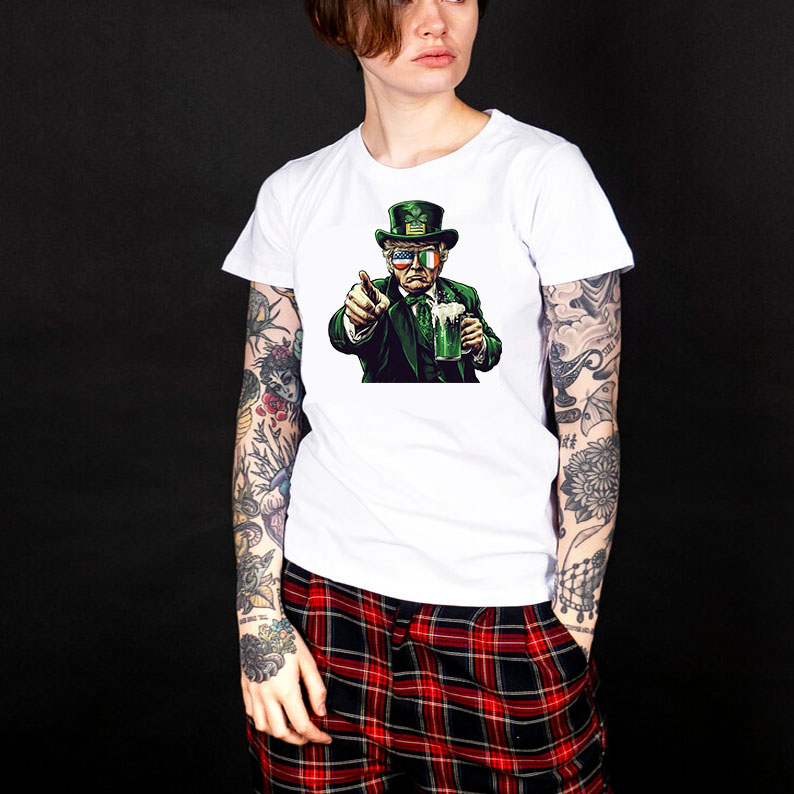 Funny Donald Trump St Patrick's Day, Trump Illustration Shirt 11 Funny Donald Trump St Patrick's Day, Trump Illustration Shirt