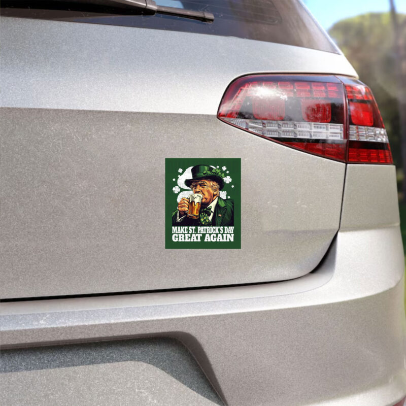 Make St. Patrick's Day Great Again with Our Hilarious Trump Sticker 8 Funny-Trump-St-Patrick's-Day-Make-St.-Patrick's-Day-Great-Again-Sticker