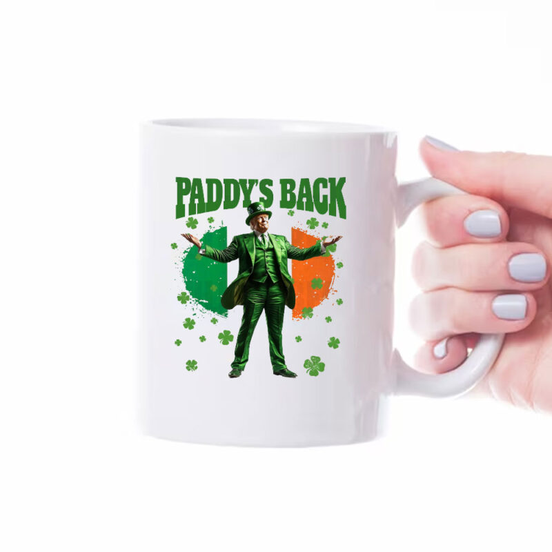 Funny Trump St Patrick's Day Paddys Back Mug, Trump Twist from Daddys Back to Paddy's back Mug 8 Funny Trump St Patrick's Day Paddys Back Mug, Trump Twist from Daddys Back to Paddy's back Mug