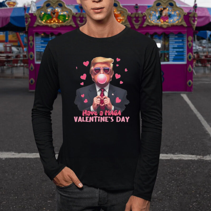 MAGA Valentine's Day: Show Your Love with President Trump Bubblegum T-Shirt 9 Have-a-MAGA-Valentine's-Day-President-Trump-T-Shirt,-45-47-Valentine's-Day-Bubblegum-T-shirt1