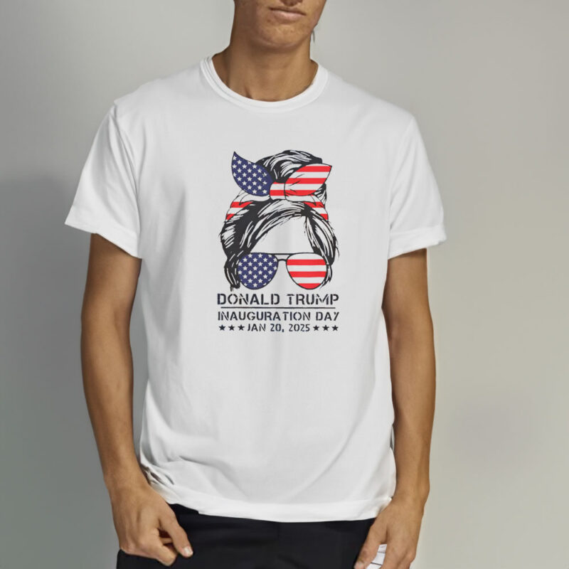 Inauguration Day 2025: Trump Girl Messy Bun T-Shirt for the Ultimate Patriot 10 Hot-Inauguration-Day-2025-Funny-Trump-Girl-Messy-Bun-T-Shirt2