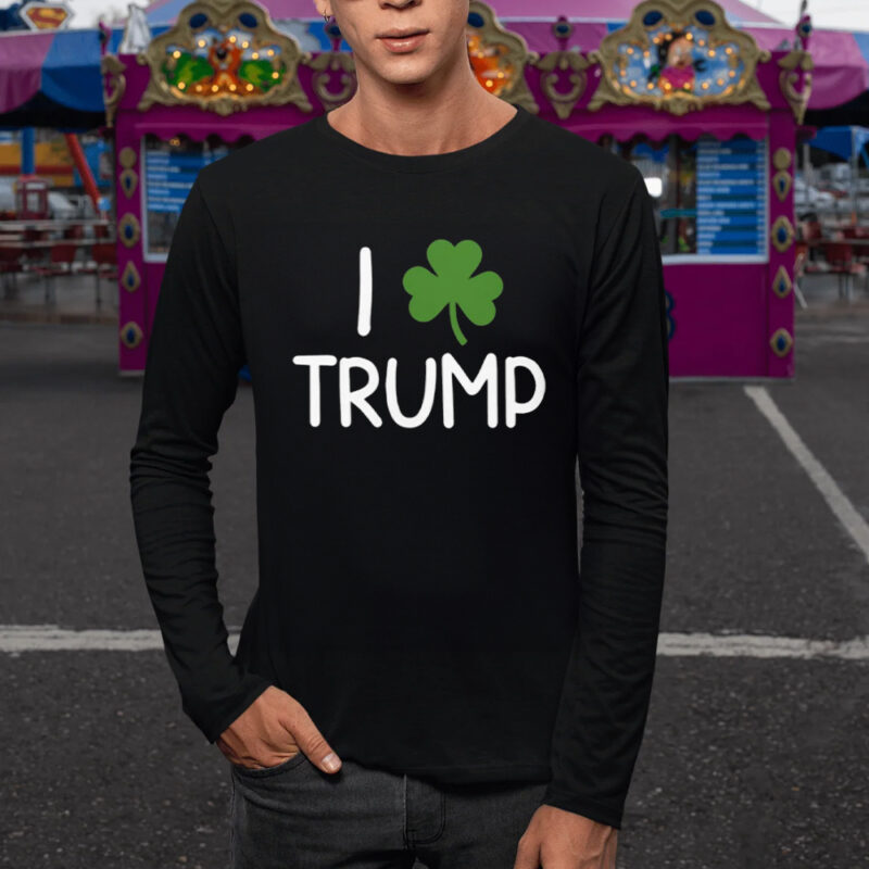 Celebrate St. Patrick's Day with the I Shamrock Trump Shirt: Show Your Love for Trump and the Irish Spirit 9 I Shamrock Trump Shirt, St Patrick’s Day I Love Trump Shirt1