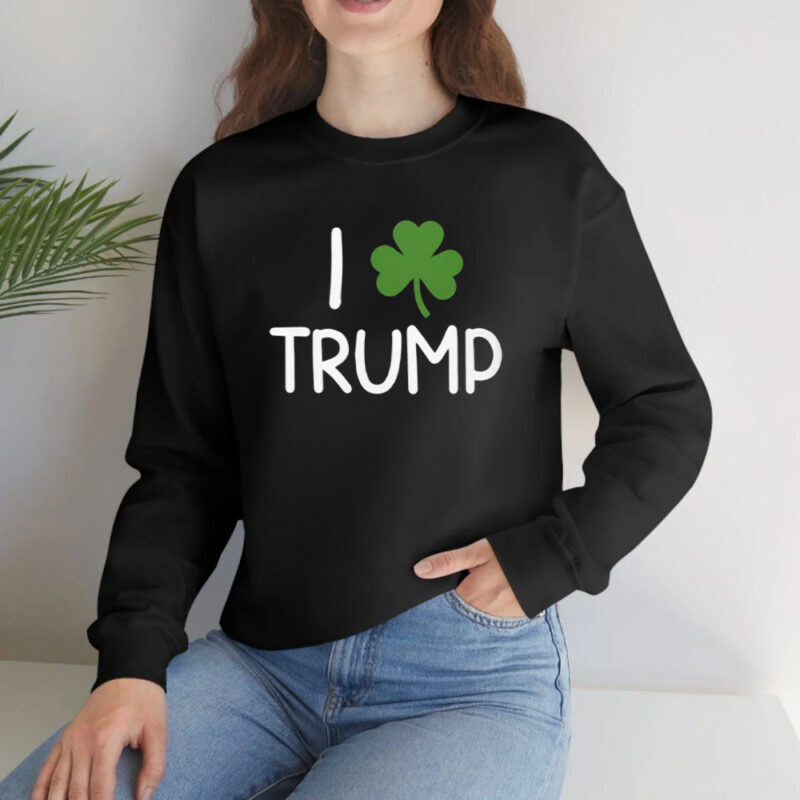 Celebrate St. Patrick's Day with the I Shamrock Trump Shirt: Show Your Love for Trump and the Irish Spirit 10 I Shamrock Trump Shirt, St Patrick’s Day I Love Trump Shirt2