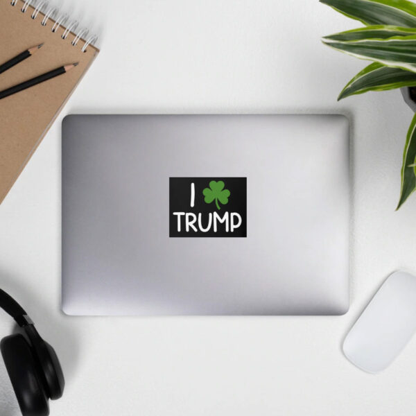 I-Shamrock-Trump-Sticker,-I-Love-Trump-Sticker3