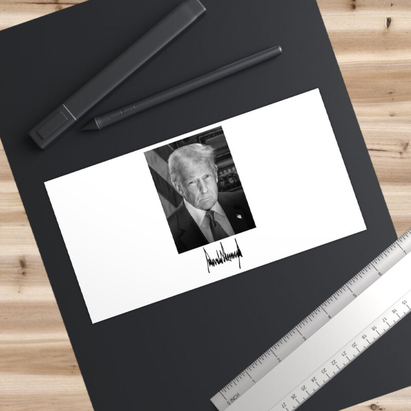 Inaugural Portrait of the 47th President Trump Bumper Stickers 9 Inaugural Portrait of the 47th President Trump Bumper Stickers