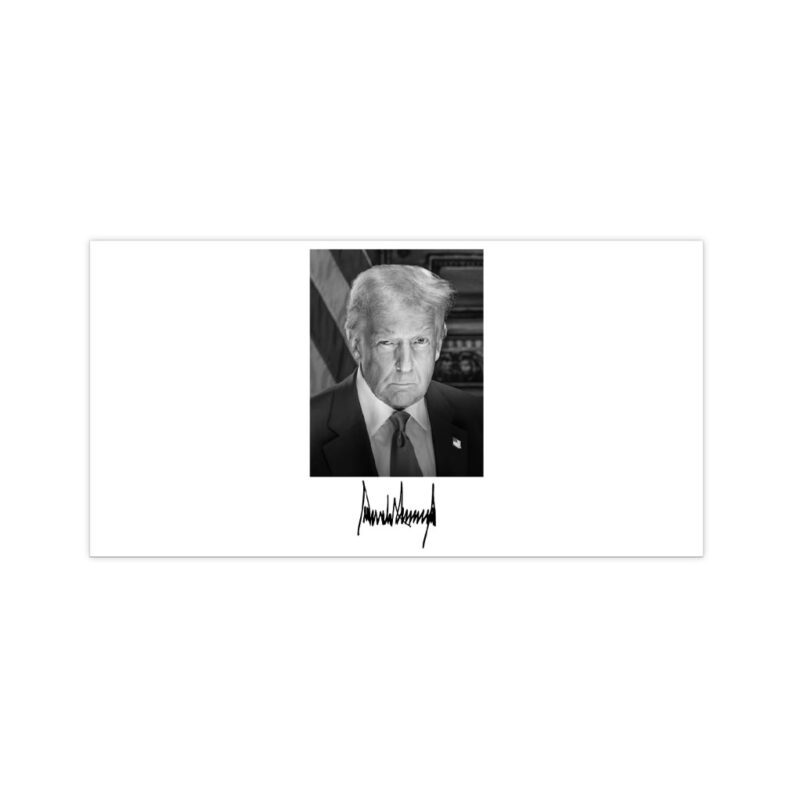 Inaugural Portrait of the 47th President Trump Bumper Stickers 10 Inaugural Portrait of the 47th President Trump Bumper Stickers