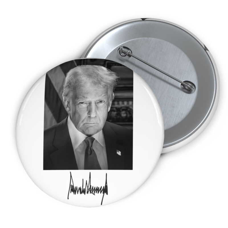 Inaugural Portrait of the 47th President Trump Button 5 Inaugural Portrait of the 47th President Trump Button