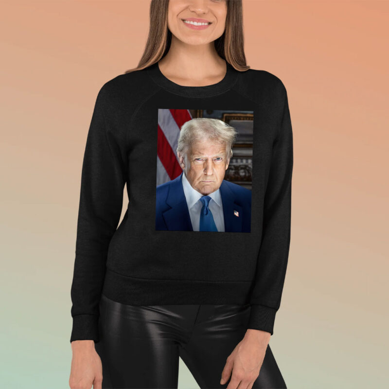 Inaugural Portrait of the 47th President Trump Crewneck Shirt 8 Inaugural Portrait of the 47th President Trump Crewneck Shirt
