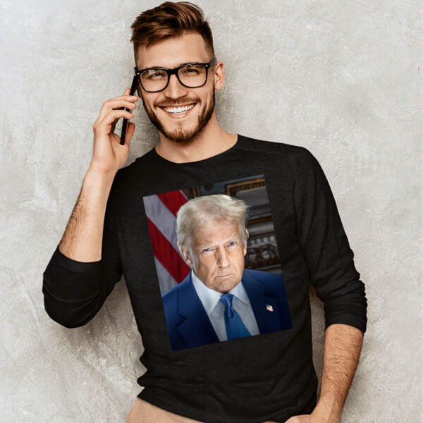 Inaugural Portrait of the 47th President Trump Crewneck Shirt