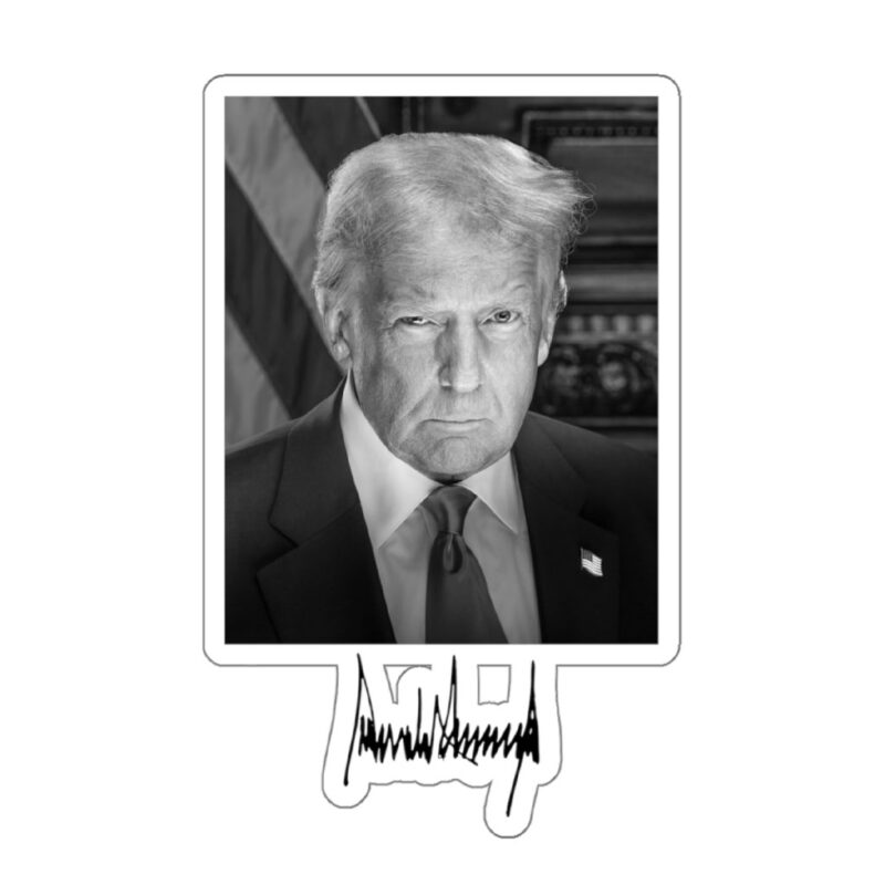 Inaugural Portrait of the 47th President Trump Stickers 11 Inaugural Portrait of the 47th President Trump Stickers