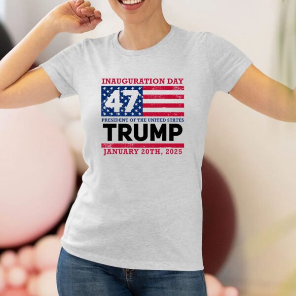 Inauguration-Day-45-47-Donald-Trump-President-we-won-again-trump-47-President-Shirt,-Trump-20th-January-2025-T-Shirts