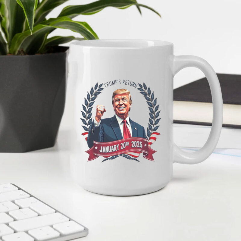 Donald Trump 47th Victory Inauguration Mug: Celebrate the MAGA Republican Triumph 10 January-20th-2025-Donald-J-Trump-47th-Victory-MAGA-Republican-Gift-Inauguration,-Donald-J-Trump-Mug2