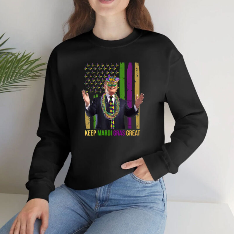 Mardi Gras Greatness: Trump-Themed Shirt for a Festive Celebration 10 Keep-mardi-gras-great-Shirt,-Funny-Trump-Mardi-Gras-Shirt2