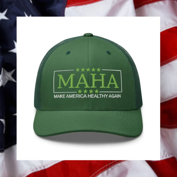 Make-America-Healthy-Again-Hat,-MAHA-Hat,-Trump-Won-Hat