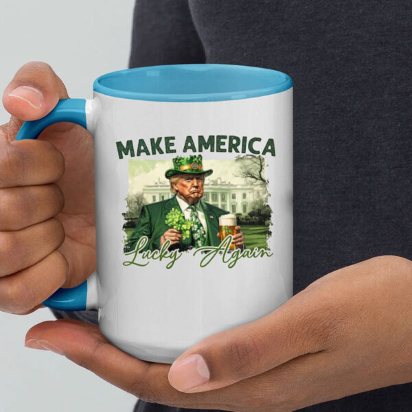 Make America Lucky again, St Patricks Day, Trump St patricks, Funny Trump Mug