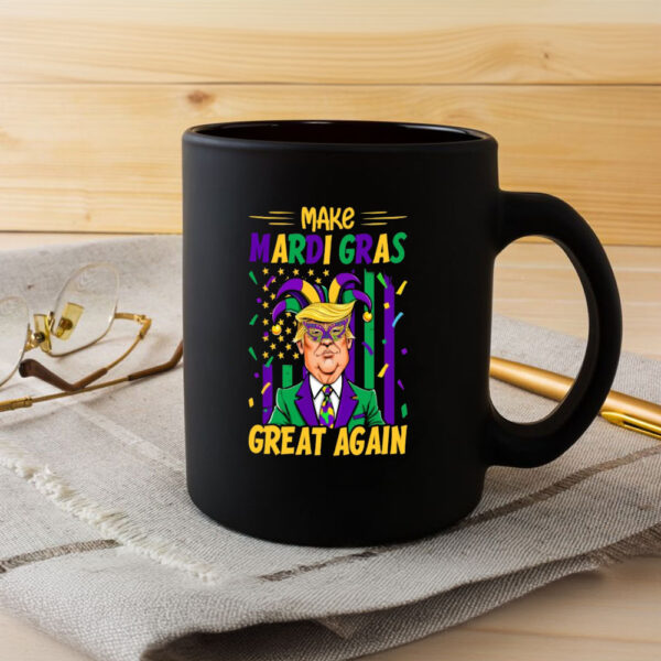 Make-Mardi-Gras-Great-Again-Mug,Funny-Trump-2025-Mardi-Gras-Mug