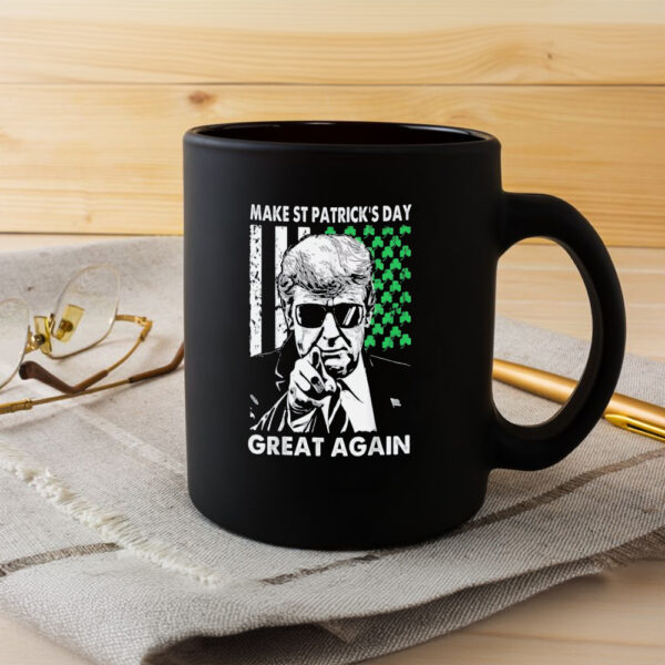 Make St Patrick's Day Great Again Funny Trump Mug