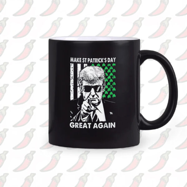 Make St Patrick's Day Great Again Funny Trump Mug2