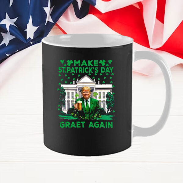 Make St Patricks Day Great Again Funny Trump Mugs