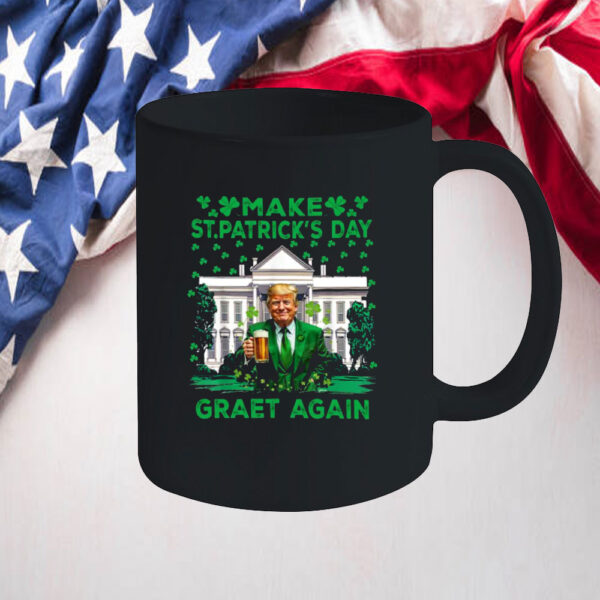 Make St Patricks Day Great Again Funny Trump Mugs