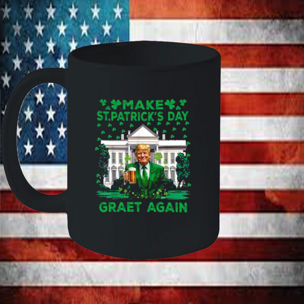 Make St Patricks Day Great Again Funny Trump Mugs