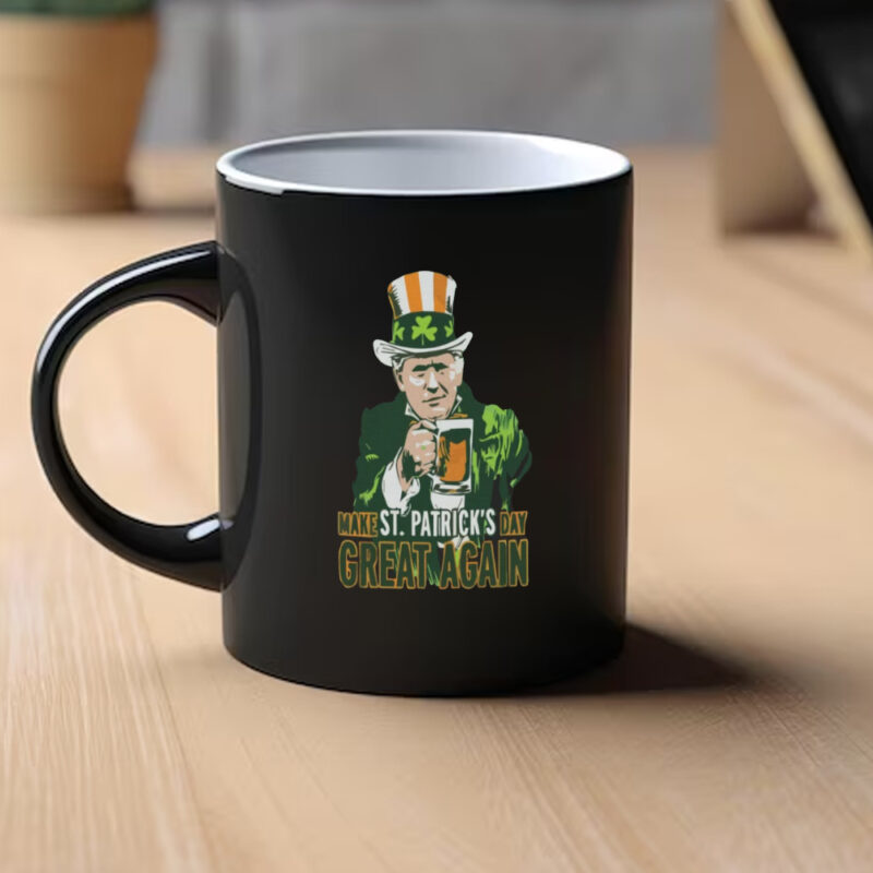 Celebrate St. Patrick's Day with Trump: Make St. Paddy's Day Great Again Shirt and Mug 9 Make St Patricks Day Great Again Shirt, Donald Trump Paddys day T-shirt, St Pattys Day Mug1