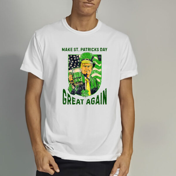 Make-St-Patrick's-Day-Great-Again-Shirt,-Trump-Drinking-St.-Patrick's-Day-Shirt2