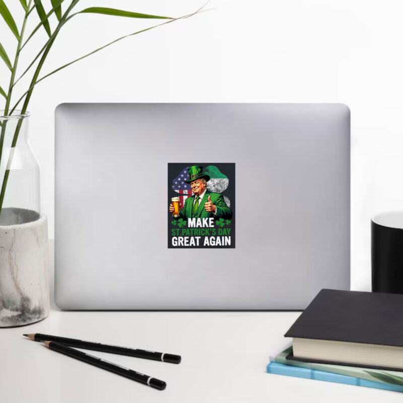 Celebrate St. Patrick's Day with Pride: Make St. Patrick's Day Great Again Sticker 9 Make-St.-Patrick's-Day-Great-Again-Sticker1