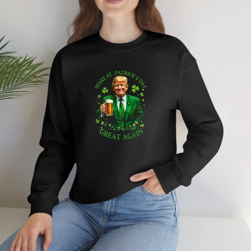 Celebrate St. Patrick's Day with Trump: Make America Green Again 10 Make St. Patrick's Day Great Again, Trump St. Patty's Shirt2