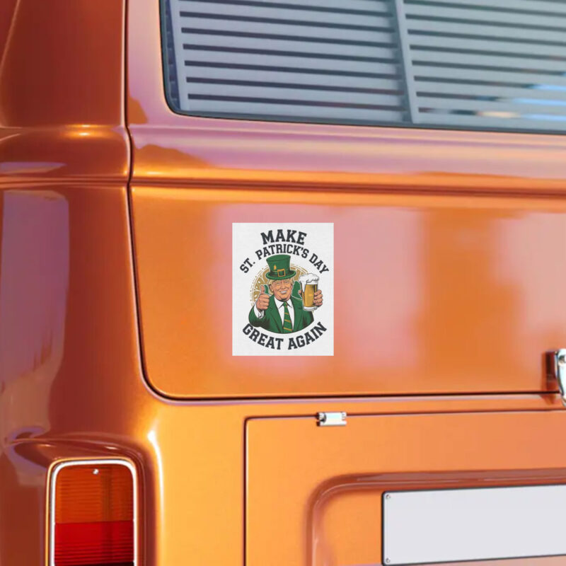 Make St. Patrick's Day Great Again with Trump Sticker 10 Make-St.-Patrick's-Day-Great-Again,-Trump-Sticker2