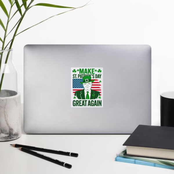 Make-St.-Patrick's-Day-Great-Trump-Sticker,-Donald-Trump-Saint-Patricks-Day-Sticker1