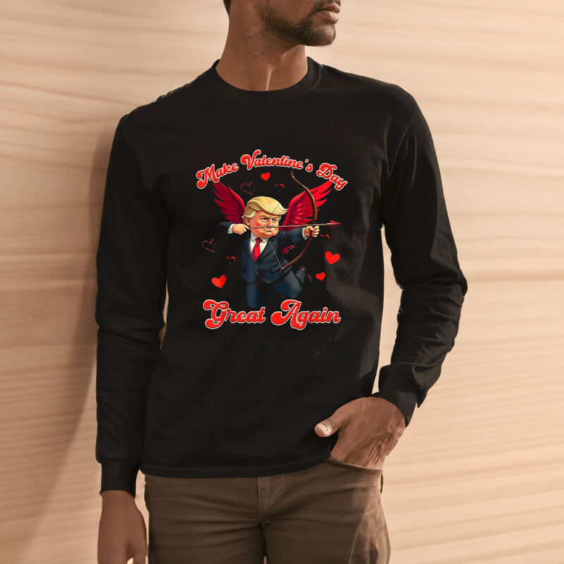 Make Valentine's Day Great Again: Trump Lovers 2025 T-Shirt 11 Make-Valentine-Day-Great-Again,-Funny-Trump-Lovers-2025-T-Shirt3