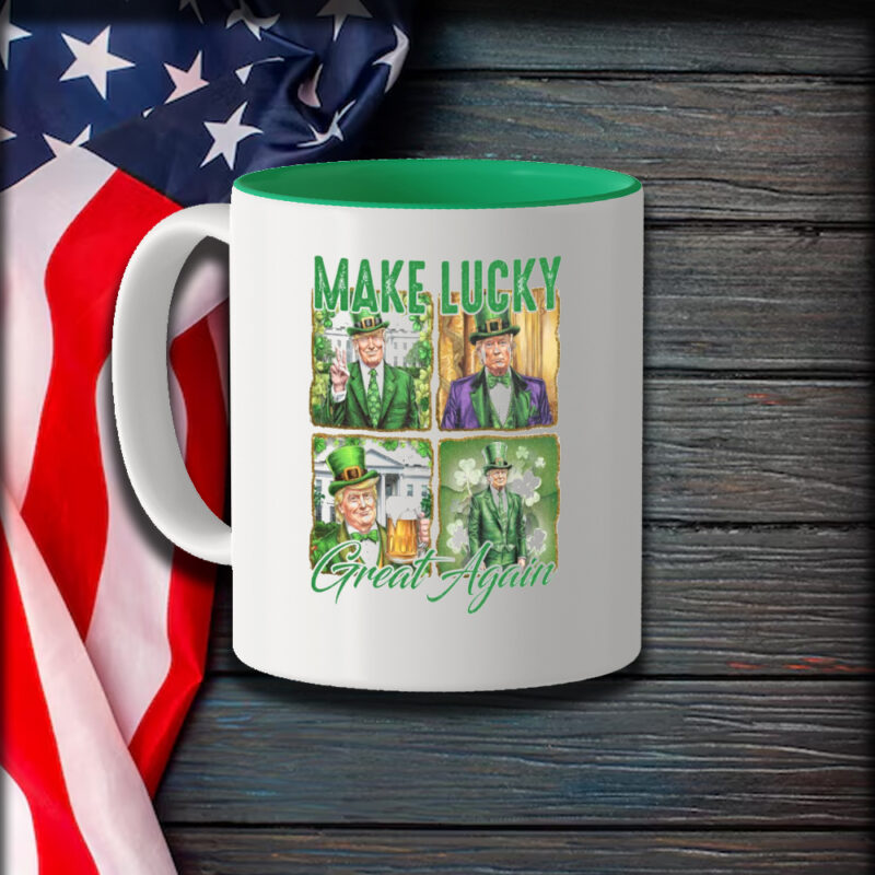 Make America Lucky Again: The Perfect Mug for Patriots 9 Make lucky great again Mugs1
