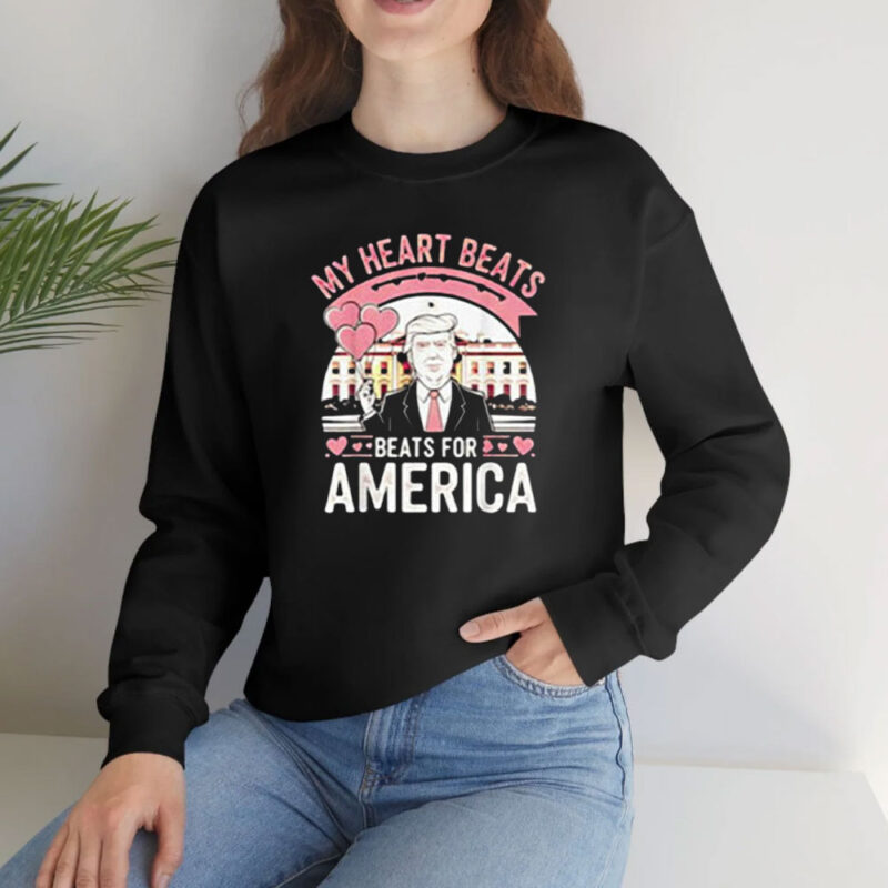 Celebrate Valentine's Day 2025 with My Heart Beats for America Donald Trump T-shirt 10 My-Heart-Beats-For-America-Happy-Valentine’s-Day-2025-Donald-Trump-T-shirt2