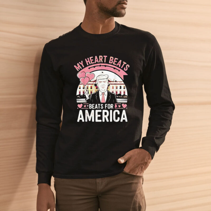 Celebrate Valentine's Day 2025 with My Heart Beats for America Donald Trump T-shirt 11 My-Heart-Beats-For-America-Happy-Valentine’s-Day-2025-Donald-Trump-T-shirt3