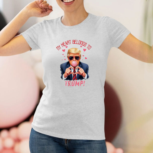 My-Heart-Belongs-To-Trump,-President-Trump-T-shirt