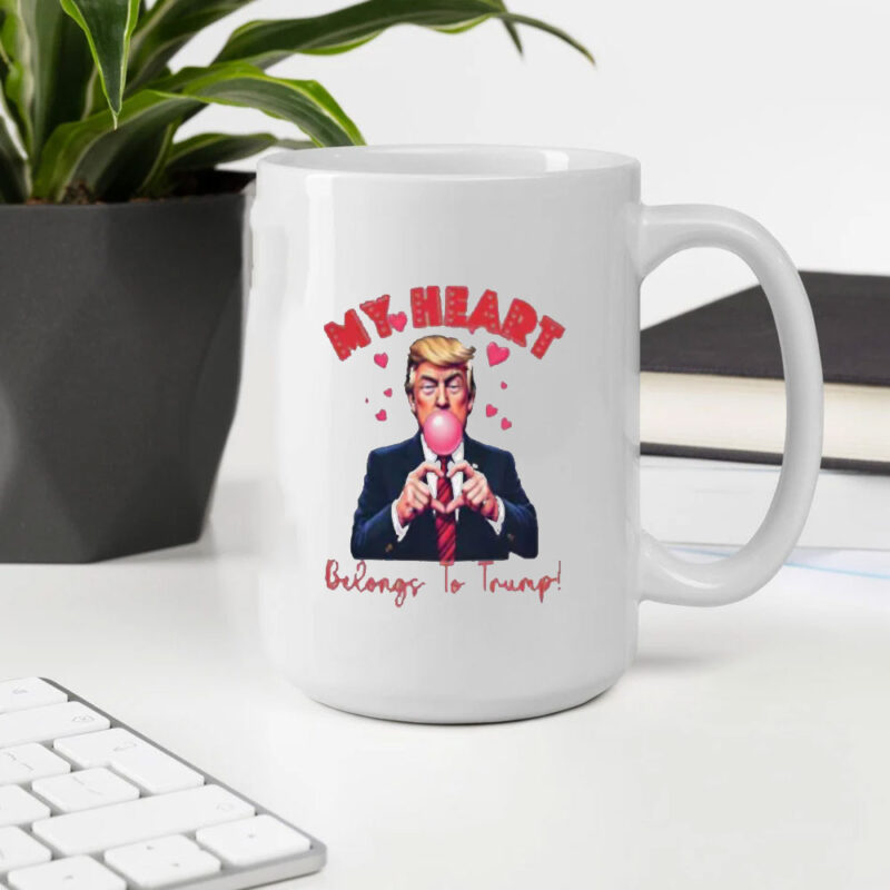 My Heart Belongs to Trump: Valentine's Day Bubblegum Heart Mug for True Patriots 10 My-Heart-Belongs-to-Trump-Mug,-President-Trump-Valentine's-Day-Bubblegum-Heart-Mug2