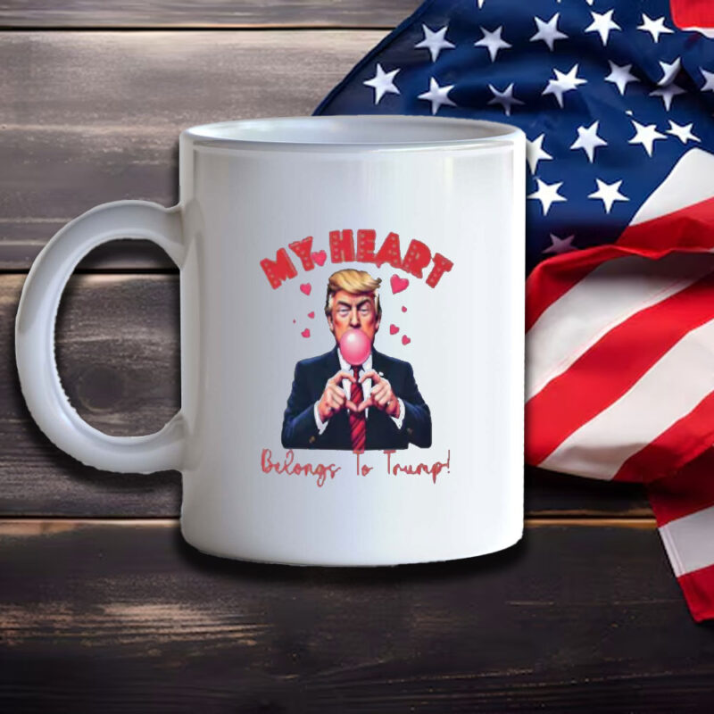 My Heart Belongs to Trump: Valentine's Day Bubblegum Heart Mug for True Patriots 11 My-Heart-Belongs-to-Trump-Mug,-President-Trump-Valentine's-Day-Bubblegum-Heart-Mug3